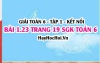 Bài 1.23 SGK Toán 6 tập 1 Kết nối tri thức